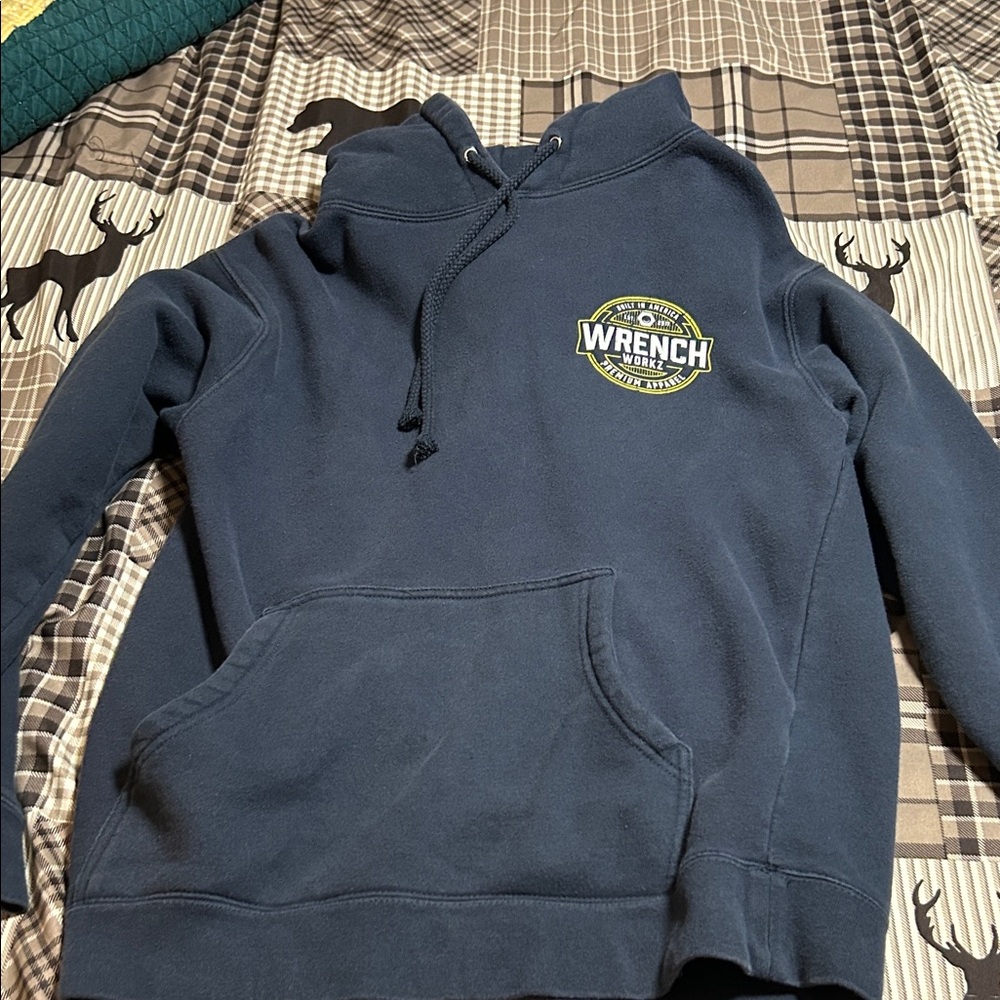 Wren Navy Blue Hoodie for Men